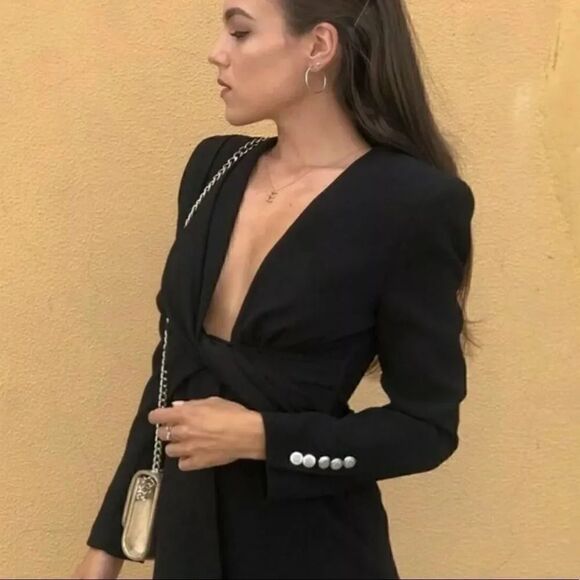 ✨HOST PICK✨ZARA DRAPED BLAZER DRESS - Picture 10 of 16